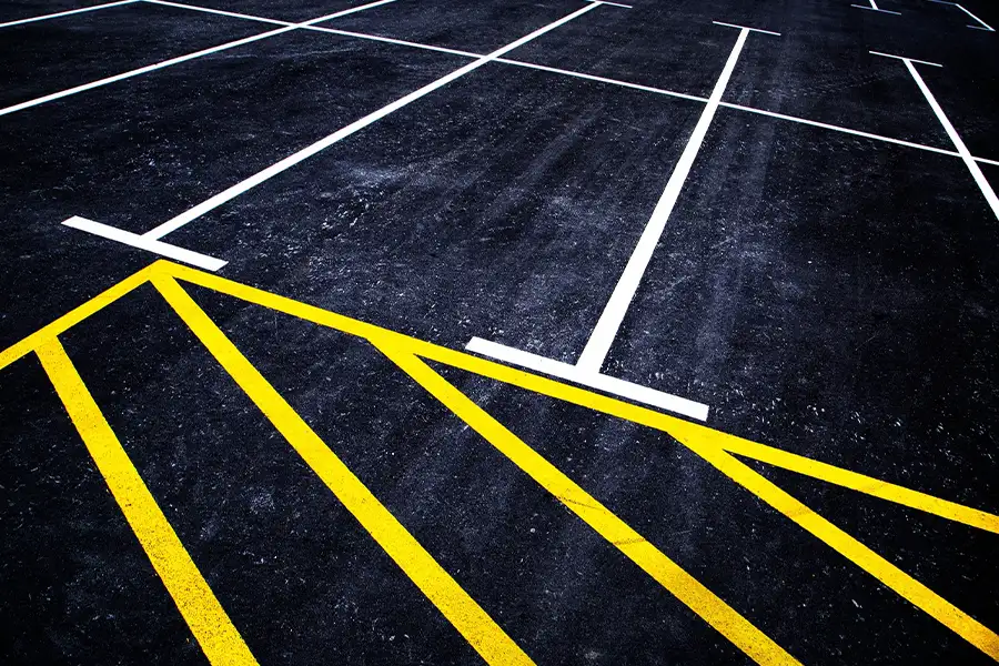 Asphalt Striping, parking lot painting - Jacksonville, IL