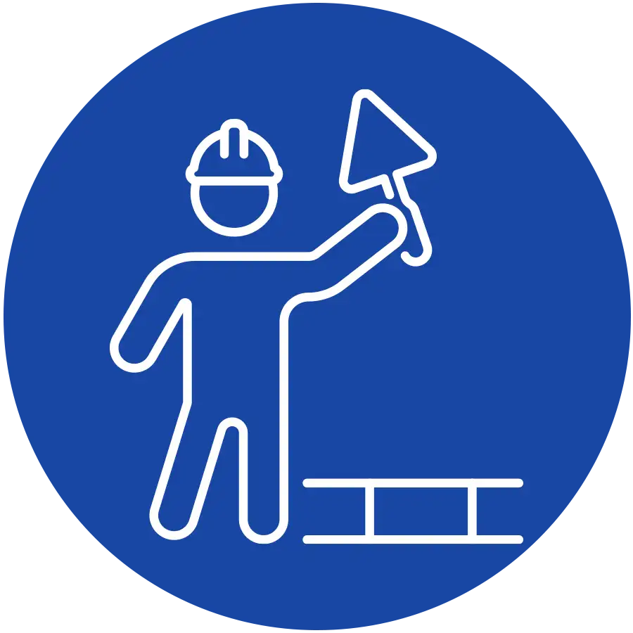 Concrete paving icon
