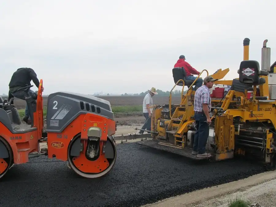 VICC Asphalt - new asphalt road paving, past projects - Jacksonville, IL